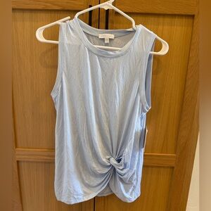 Beyond Yoga Sky Blue Twist Tank Top